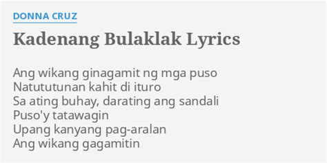 bulaklak lyrics|kadenang bulaklak lyrics.
